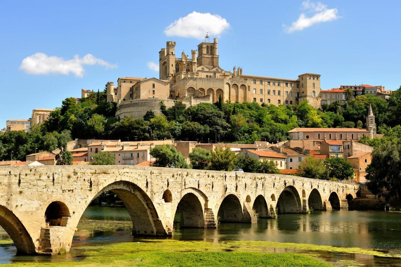 "Le Patio"-Meuble De Tourisme 3 Etoiles -Residence "Les Logis De Beziers"-Garage Optionnel-Coeur De Ville-Plages A 16Km ! ภายนอก รูปภาพ